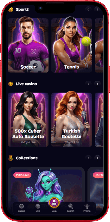 Gxmble Casino mobile casino experience on smartphone